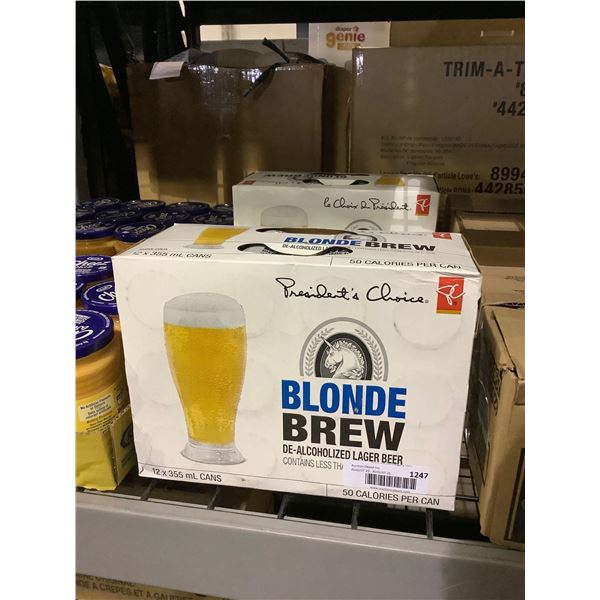 President's Choice Blonde Brew De-Alcoholized Lager Beer (12 x 355mL)