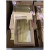 Image 2 : Case of Kirkland Gold Paper Straws
