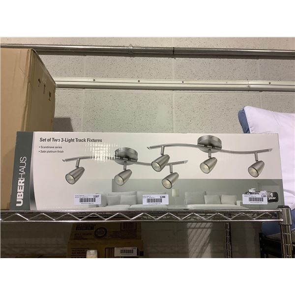 UberHaus Set of Two 3-Light Track Fixtures