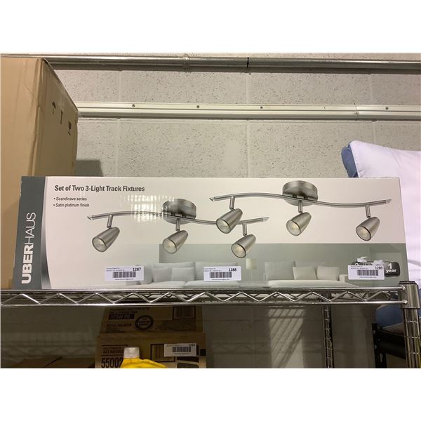 UberHaus Set of Two 3-Light Track Fixtures