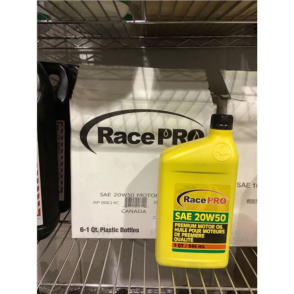 Case of Race Pro SAE 20W50 Premium Motor Oil (6 x 946mL)