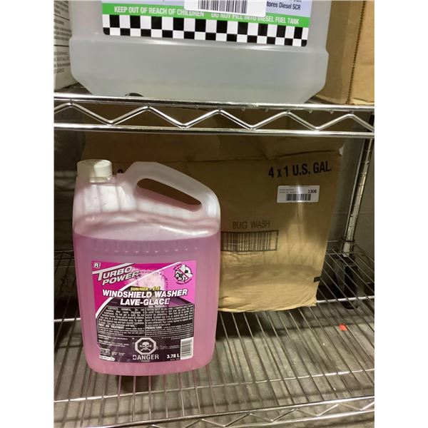 Case of Turbo Power Summer Bug Wash Windshield Washer Fluid (4 x 3.78L)