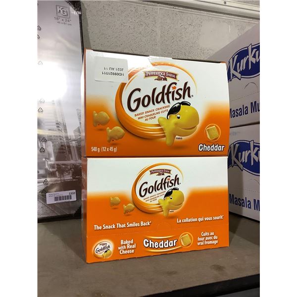 Goldfish Baked Snack Crackers (540g) Lot of 2