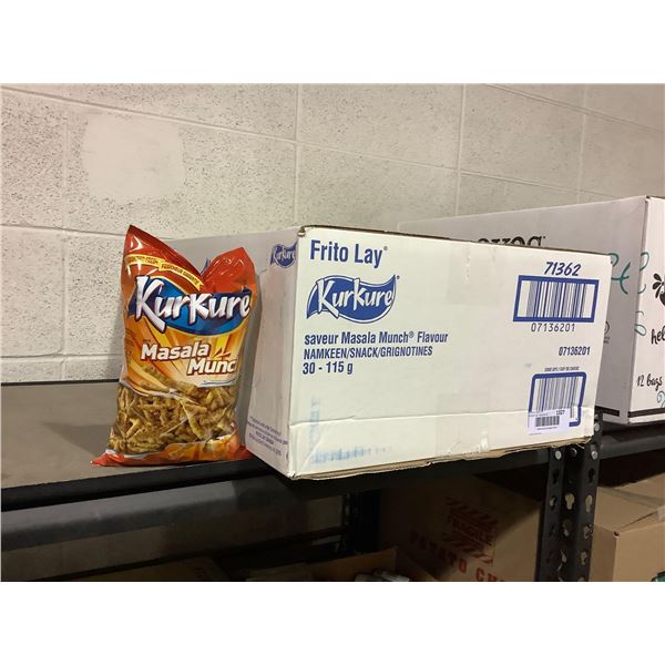 Case of KurKure Masala Munch Chips (30 x 115g)