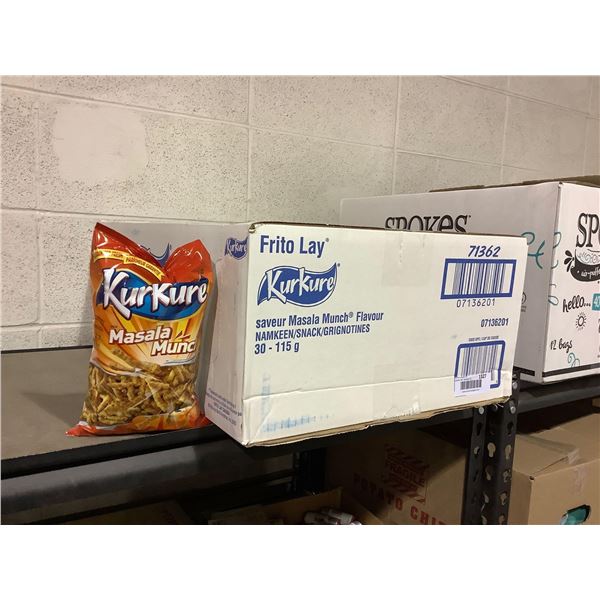 Case of KurKure Masala Munch Chips (30 x 115g)