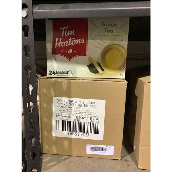 Case of Tim Hortons Green Tea K-Cup Pods (4 x 101g)