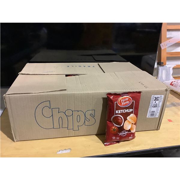 Case of Yum Yum Ketchup Chips
