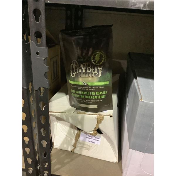 Case of Cowboy Coffee Super Caffeinated Fire Roasted Ground Coffee (8 x 227g)