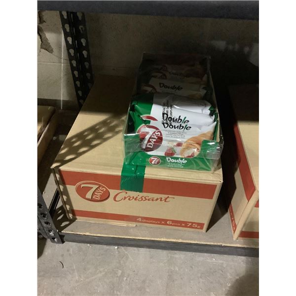 Case of 7 Days Strawberry Vanilla Croissants (4 x 6 x 75g)