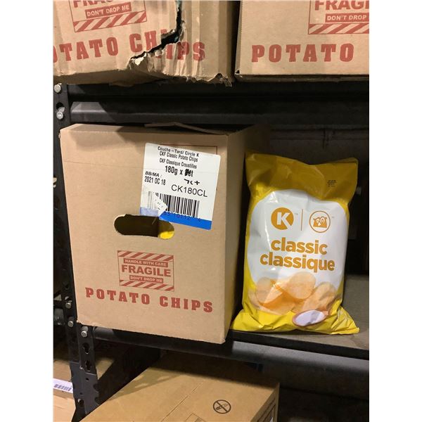 Case of Circle K Classic Chips (7 x 180g)