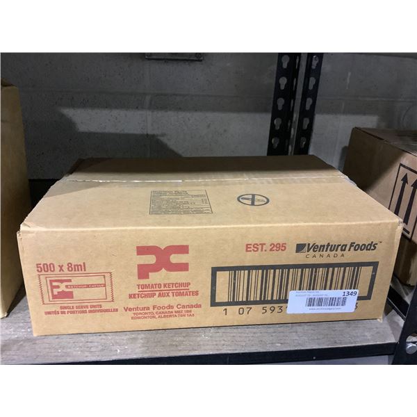 Case of Single Serve Tomato Ketchup (500 x 8mL)