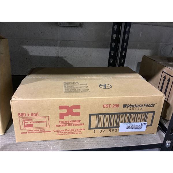 Case of Single Serve Tomato Ketchup (500 x 8mL)