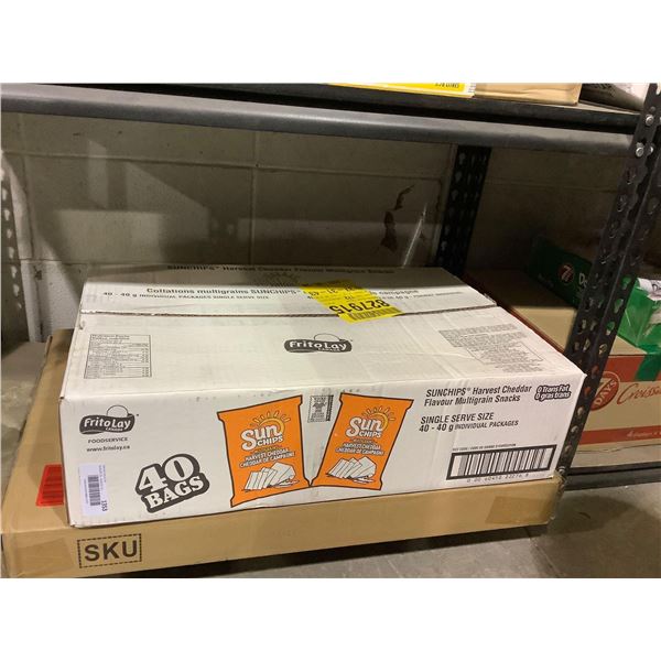 Case of Sunchips Harvest Cheddar (40 x 40g)