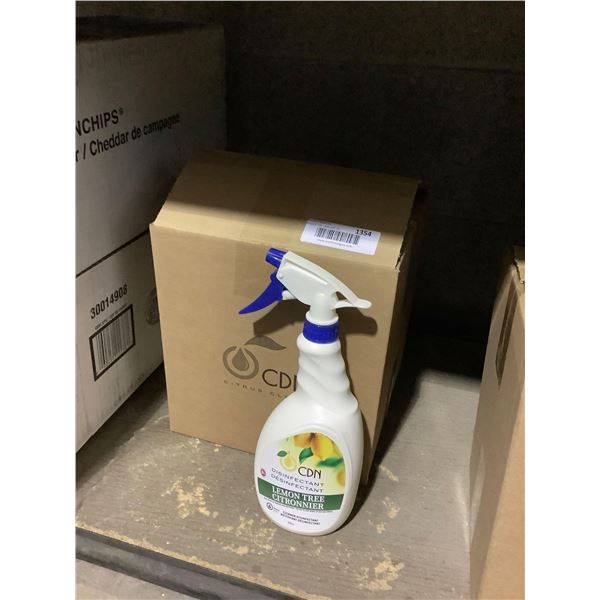 Case of CDN Lemon Tree Disinfectant Cleaner (6 x 24oz)