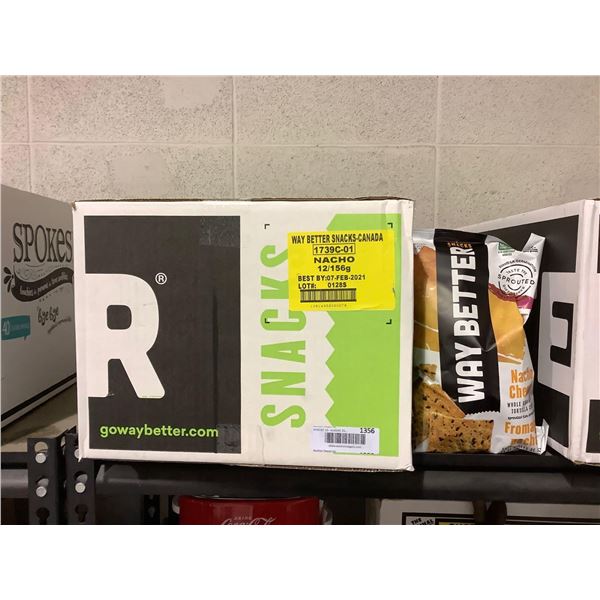 Case of Way Better Nacho Cheese Tortilla Chips (12 x 156g)