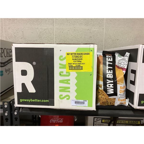 Case of Way Better Nacho Cheese Tortilla Chips (12 x 156g)