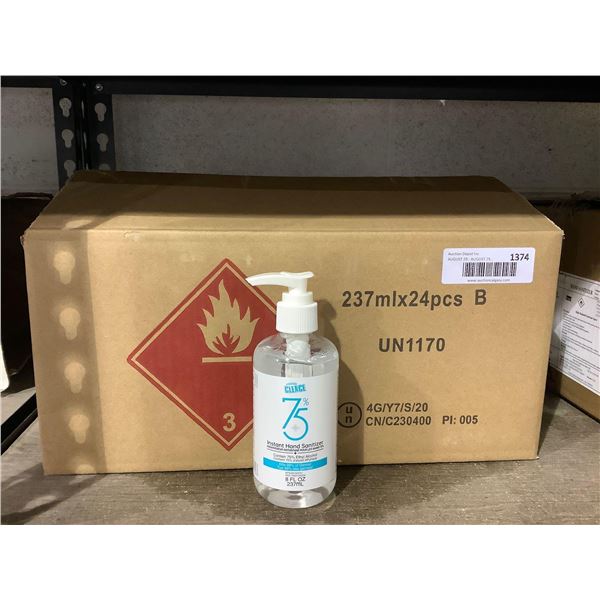 Case of Cleace 75% Ethyl Alcohol Hand Sanitizer (24 x 237mL)