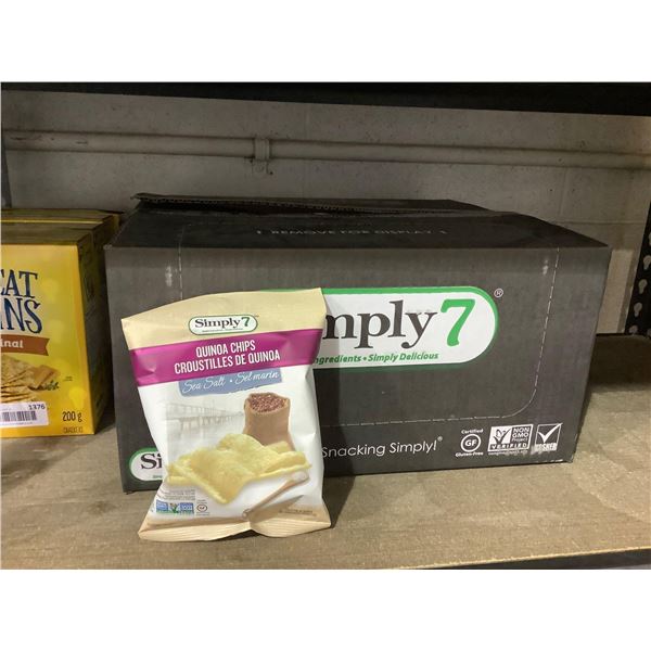 Case of Simply 7 Sea Salt Quinoa Chips (24 x 0.8oz)