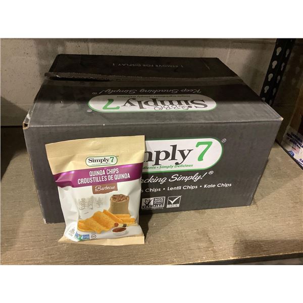 Case of Simply 7 BBQ Quinoa Chips (24 x 0.8oz)