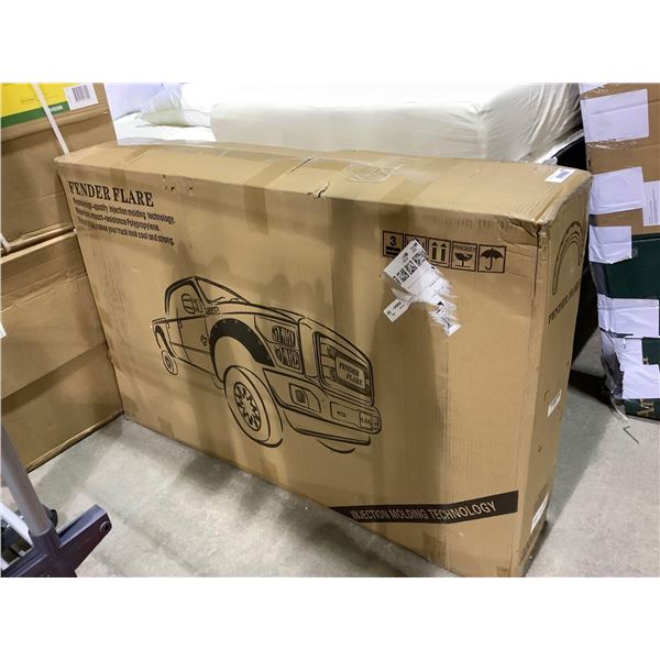 APS Injection Moulding Fender Flares Compatible with GMC Sierra - Model: FF-CB004SK