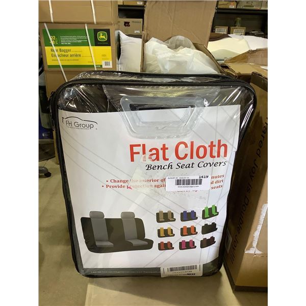 FH Group Flat Cloth Bench Seat Covers