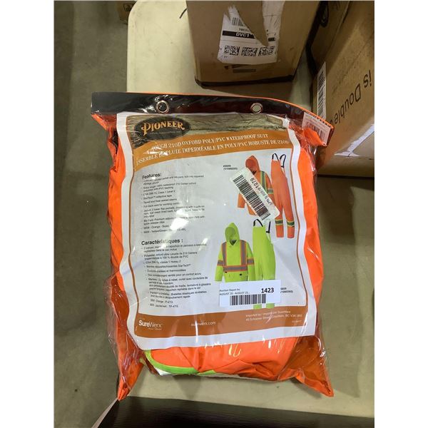 Pioneer Tough 210D Oxford Poly/PVC Waterproof Suit - Size 3XL