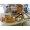 Image 1 : Wooden Shoes, 2 Shoe Polish Kits, Pitcher, Barometer Plus More!