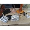 Image 2 : Diamond Willow Lamp, Vintage Mirror, Purses, VIntage Light Shade & Brackets