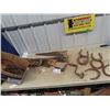 Image 1 : Horse Shoes , Saws, & Qty of Auger Bits