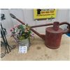 Image 2 : Metal Plant Stand & 2 Watering Cans