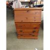 Image 1 : (GE) Pine Drop Front Writing Desk 40" x 29" x 15"