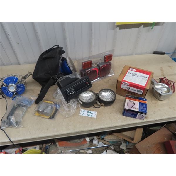 Trailer Light Kit, Sony Auto Stand, Sealed Lights, Hub Assembly, Car Polisher Plus More!