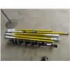 Image 1 : 6" Auger Attachment , For Hyd Skid Steer Post Hole Digger & 7 Extensions 48"