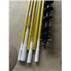 Image 2 : 6" Auger Attachment , For Hyd Skid Steer Post Hole Digger & 7 Extensions 48"