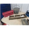 Image 3 : Metal Tool Box , Mail Box, Galvanized Pail Plus More!