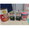 Image 2 : 2 Valvoline Household Oil Tins, License Plates, & Metal No Parking SIgns