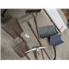 Image 2 : 7 Yard Hand Tools, 2 Snow Push, 2 Shovels, Pick, 2 Rakes