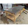 Image 2 : Stainless Steel Top Prep Table w Drain / Butcher Table 22" x 96" x 36"