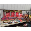 Image 1 : 4 Cardboard Cavalier Clothing Signs 14" x 22" & 3 Plastic Marlboroguh Signs 12" x 43"
