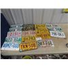 Image 1 : 17 License Plates