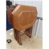 Image 2 : 4 Oak TV Table & Stand