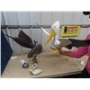 Image 1 : Wood Hanging Seagull  Ornament 39" Wing Span & Sword Fish Ornament