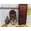 Image 2 : Wooden Carvings, Tribal Mask, Carved Mermaid & More!