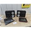 Image 1 : Set of Speakers, Realistic Scanner, & Atomic Clock