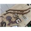 Image 2 : Horse Haimes, Ice Tongs, Horse Chimes Approx 10 Metal Fit Through Chelly