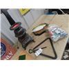 Image 3 : Horse Derby Game, Ceramic Pot Belly Heater Lamp , Dinner Bell & Ford Sign Plus More!