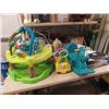 Image 1 : (GE) Ride on Child's Car, Little Tykes Rocker & Baby Bouncer