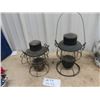 Image 1 : 2 Railway Lanterns 1) CPR & 1) CNR