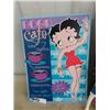 Image 2 : Metal Modern Betty Boop Sign 13" x 17" Betty Boop Doll & Mirrored Southern Comfort Picture - 16" x 2