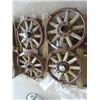 Image 1 : 4 Wood Spoked Auto Rims